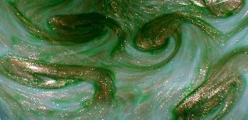 Italian glass Biomorhpic Freeform Bowl - Aventurina Italian Art Glass