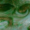 Italian glass Biomorhpic Freeform Bowl - Aventurina Italian Art Glass