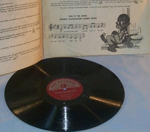 Ethnographic GEORGE WASHINGTON RABBIT Record Soty Game