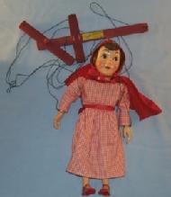 LITTLE RED RIDING HOOD Hazelle's Popular Marionette In Original Box - toys
