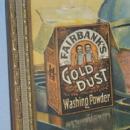 GOLD DUST Washing Powder Advertising Wood Frame Poster Ethnographic.