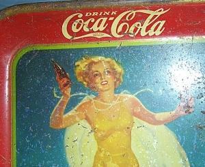 1937 COCA COLA Advertising Serving Tray