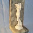 Marble Bookend with Nude Figurine - Misc.