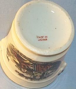Five Piece Porcelain Cigarette Smoking Set - Tobacciana