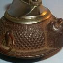 Two Piece Cast Iron BEAR Design Cigarette Smoking Set - Tobacciana