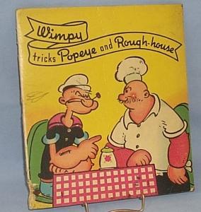 Colorful WIMPY TRICKS POPEYE AND ROUGH-HOUSE Book - Paper