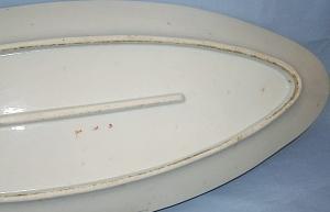 Oriental Bird Decorated FISH Porcelain Plate