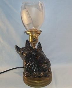 SCOTTIE DOGS Electric Table Lamp