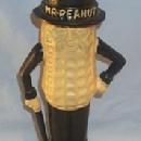 Contemporary Cast Iron MR. PEANUT Bank / Doorstop - Advertising