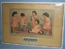 ADRIAN COAL COMPANY Advertising 1937 Calendar with THE DIONNE QUINTUPLETS Illustration