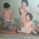 ADRIAN COAL COMPANY Advertising 1937 Calendar with THE DIONNE QUINTUPLETS Illustration