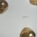Bavarian Three Footed FISH and Gold Decorated Porcelain Bowl