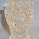 Crystal Glass DAISY AND BUTTON Urn Toothpick Holder