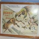 SMOKE PEDRO CUT PLUG Advertising Print in Glassed Frame - Ethnographic