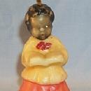 Ethnographic Wax Christmas Choir Boy Candle.