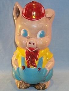 IDEAL Toy Plastic Pig Bank