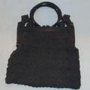 SCOTTIE DOG Dark Blue Child's Crocheted Purse - Toys