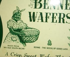 BENNE WAFERS Advertising Tin - Ethnographic