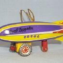 Two GRAF ZEPPELIN Tin Toy Ornaments in Box
