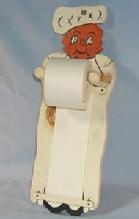 Black Chef Wood Kitchen Memo Pad - Ethnographic