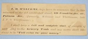 Two Black Americana Advertising Cards - Ethnographic