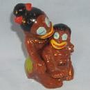 NIAGARA FALLS Advertising Black Mother and Child Porcelain Salt and Pepper Shaker Set - Ethnographic