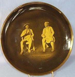 Ridgways TAM O'SHANTER & SOUTER JOHNNY Commemorative Porcelain Hanging Plate