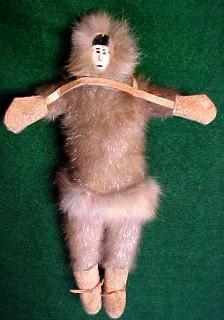 Eskimo Doll Ivory Leather - Toys