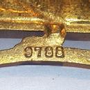 Art Nouveau Brass LADY Sliding Bookrack Metalware