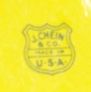 CHEIN Child's Tin Litho Cup, Saucer, and Plate Set - Toys
