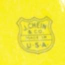 CHEIN Child's Tin Litho Cup, Saucer, and Plate Set - Toys
