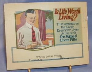 DR. MILES' COOK BOOK Advertising Health and Cook Book Miscellaneous