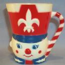 Six F & F Mold Co. CLOWN Cups - Toys