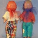 Two Small Plastic SLEEP EYES Jointed Dolls - Toys