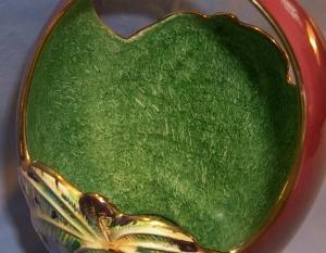 Beautiful Porcelain BESWICK Palm Tree Basket