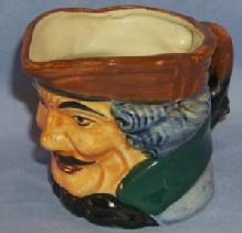 OCCUPIED JAPAN Man with Mustache Porcelain Toby Mug