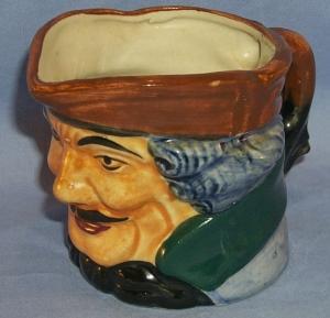 OCCUPIED JAPAN Man with Mustache Porcelain Toby Mug