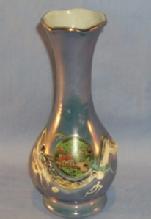 Blue Lustre DRAGONWARE Advertising Porcelain Vase