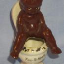 Ethnographic Porcelain BLACK BOY ON POTTY Advertising WINDSOR CANADA Figurine