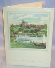 Union-Castle Line R.M.S. PRETORIA CASTLE Windsor Castle Decorated 1960 First Class Dinner Menu - Paper