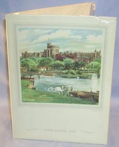 Union-Castle Line R.M.S. PRETORIA CASTLE Windsor Castle Decorated 1960 First Class Dinner Menu - Paper