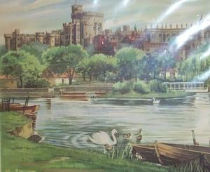Union-Castle Line R.M.S. PRETORIA CASTLE Windsor Castle Decorated 1960 First Class Dinner Menu - Paper