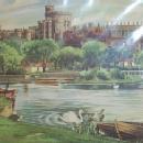 Union-Castle Line R.M.S. PRETORIA CASTLE Windsor Castle Decorated 1960 First Class Dinner Menu - Paper