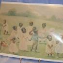 Ethnographic Photo Copy Of E.M. ASHE Black Children Playing.