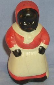 Porcelain Mammy Shaker Ethnographic