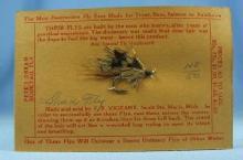 Fly Fishing Bait SHAD FLY Lure - Hand Tied Fly - Vintage Advertising & Sporting