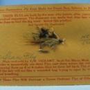 Fly Fishing Bait SHAD FLY Lure - Hand Tied Fly - Vintage Advertising & Sporting