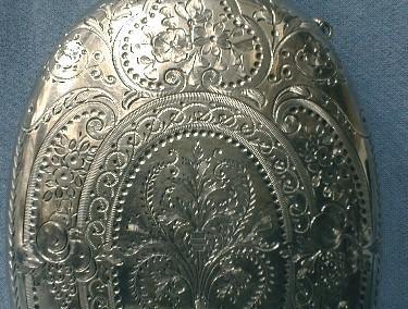 Victorian Sterling Silver Whiskey Flask - George Angell