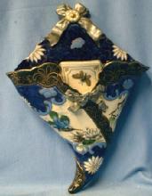 Sevres Porcelain Wall Pocket - French Sevres Porcelain