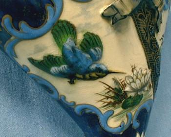 Sevres Porcelain Wall Pocket - French Sevres Porcelain